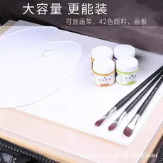 Bolsa de pintura para estudantes de arte, bolsa de arte, bolsa de pintura 4K/8K, bolsa multifuncional portátil para pran