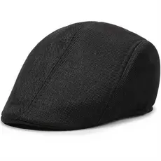 Novo boné de linho estilo duckbill para primavera e verão para homens idosos, boina masculina para primavera e verão, ch