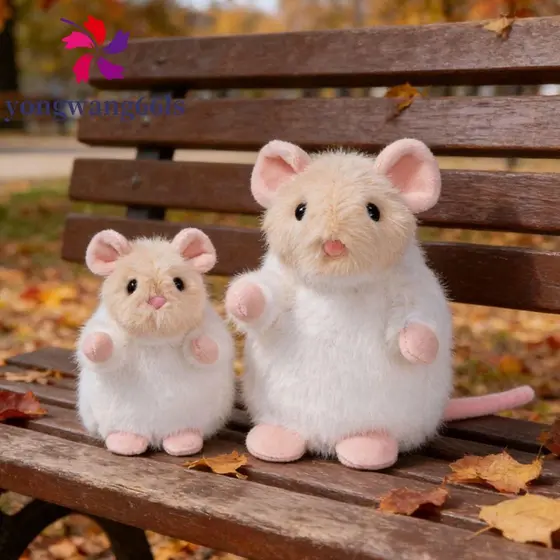 Boneca De Rato De Simulação YONGWANG , De Pelúcia De 3 Cores Para Animais De Estimação , Extravagante , Macia