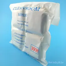 Pano sem pó para atacado 4*4 ultra-fino 3008, fibra de poliéster que não solta fiapos, para remoção de poeira e limpeza