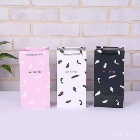As bolsas portáteis para copos de água, as sacolas de presente com desenhos animados e as sacolas de mão do fabricante e