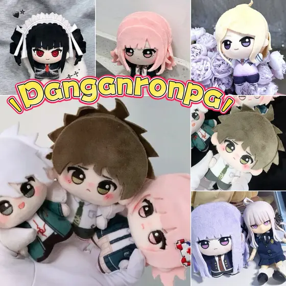 10CM Anime Danganronpa Boneca De Pelúcia , Recheado Naegi Makoto Nagito Komaeda Impresso Corpo Macio Adorável Pingente C