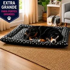 Cama Pet Gigante 118x84 Colchonete Para Cachorro ou Gato Lavável Com Zíper Macio