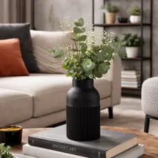 Vaso Decorativo 3D Moderno – Estilo Minimalista com Textura Elegante
