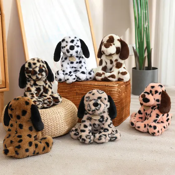 Plush Dog Soft Toys Cute Snake Stuffed Animal Adorable 25cm Dalmatian Toy Perfect for Cuddling Ideal Gift for Kids