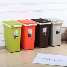Feida Sanhe Moda Grande Lixeira Coberta Escritório Banheiro Cozinha Sala de Estar Lixeira Doméstica
