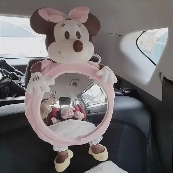 Refletor de assento de segurança infantil para carro coreano, espelho de observação de bebê, cesta de transporte de bebê