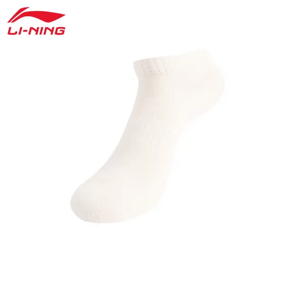 Li Ning meias masculinas mulheres novo estilo meias contendo algodão masculino meias de salto baixo respirável estilo fi