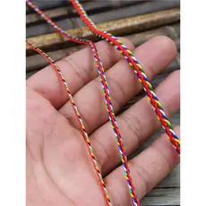 Dragon Boat Festival Corda multicolorida diy Pulseira tecida à mão Suporte Bolso de ovo de verão Corda colorida de cinco