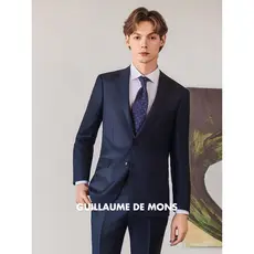 Aojia 25 primavera terno de lã pura terno masculino High-End negócios fino-ajuste terno casamento noivo casamento terno