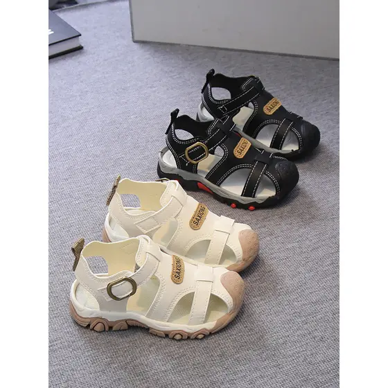 Meninos sapatos Baotou sandálias esportivas sola macia 2026 verão novo estilo sapatos infantis masculino feminino bebê o
