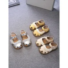 Meninas sapatos romanos sandálias de dedo do pé oco sapatos de bebê 2026 verão sapatos infantis jovens sandálias de prin