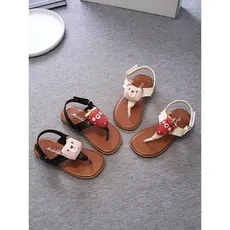 Meninas sapatos Flip-Toe sandálias de sola macia estilo bonito 2026 estilo verão crianças sapatos de bebê meninas crianç