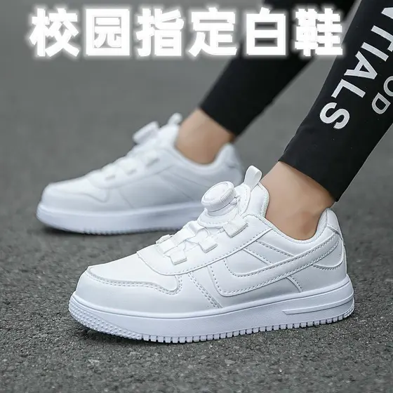 ABC sapatos infantis sapatos brancos meninos sapatos 2023 primavera outono novo estilo estudante meninas tênis esportivo