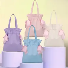 Novo saco de cordão de balé pequeno exame de arte bolsa de ombro grande capacidade saco de dança rosa grande criança arc