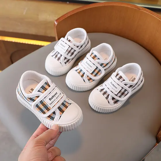 2023 crianças sapatos de lona meninos sapatos de pano sapatos esportivos sola macia menino bebê da criança tênis