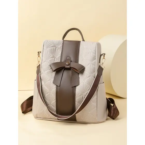 2025 novo estilo mochila feminina moda All-Match mochila de viagem feminina Casual Commuter mochila simples estudante mo