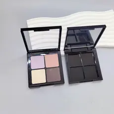 Laranja blush ímã bandeja de armazenamento monocromático sombra blush armazenamento bandeja vazia diy auto-organizado pr