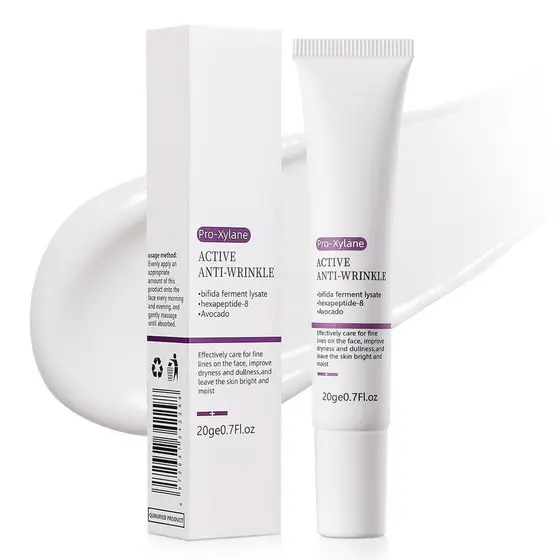 Creme para os Olhos, 5% Pro-Xylane, Creme Ativo Anti-Rugas para os Olhos, Fórmula Coreana para Cuidados com a Pele, Redu