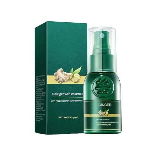 Spray para Crescimento Capilar Japonês Shougagro, Spray de Sérum para Regeneração Capilar com Ginseng e Gengibre da Core