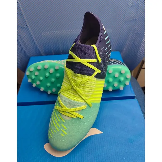 Botas De Campo De Malha Impermeável Acolchoadas Masculinas MG AG Calçados Esportivos Tênis De Futebol Branco Preto Ro