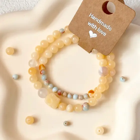 {Queijo Doce} Novo Topázio Chinês Requintado Pulseira Frisada Doce Pulseira Feminina Presente Feminino para Namoradas