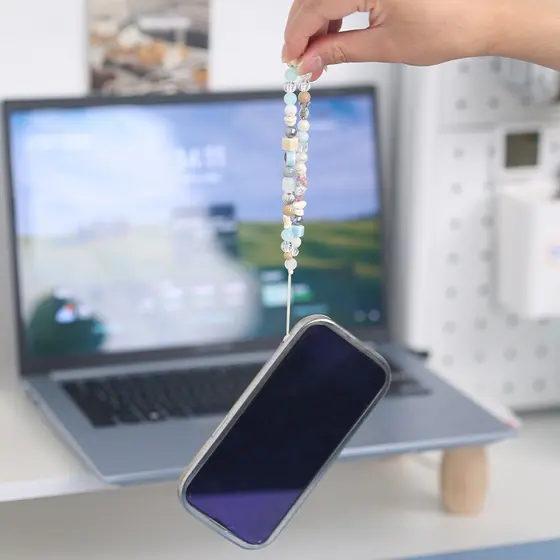 Cordão para celular com corrente para rosqueamento, cordão criativo para meninas, estilo simples, acessórios de alta qua