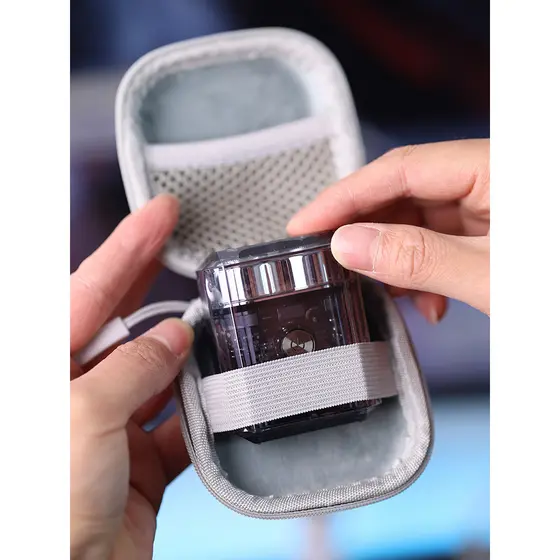 Caixa de armazenamento de navalha adequada para caixa de armazenamento de tijolos de gelo pequeno colorido capa protetor