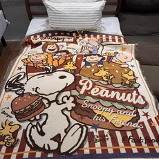 Snoopy Snoopy Family Cartoon Cute Cobertor Sofá Cobertor Quarto Empresa Nap Cobertor