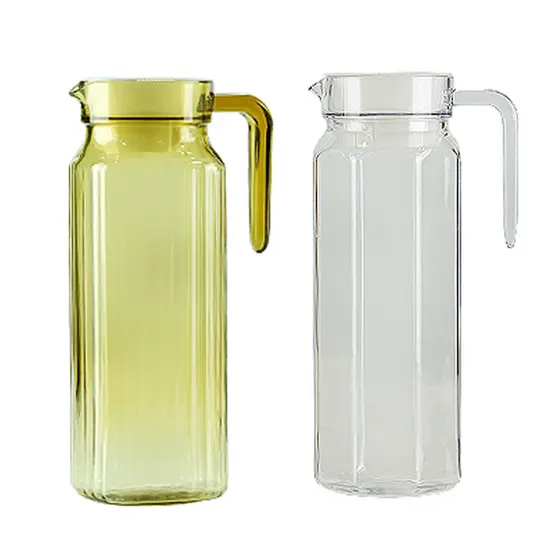 Garbo PC Plástico Transparente Resistente ao Calor Resistente a Quedas Chaleira de Gravata de Grande Capacidade Restaura