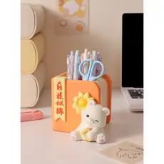 Criativo urso caneta titular ornamentos inspiradores futuro brocado-como escritório posição de trabalho estudante decora