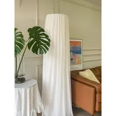 Sala de estar Vertical redondo ar condicionado capa Anti-poeira adequado para Glimy Oaks gabinete Boot sem pegar capa de