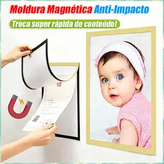 5~10 PCS A4 Display Moldura Magnética PVC Protetor Caso Certificado Cartaz Placa De Exibição Adesivo De Parede Para Escr