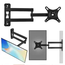 Suporte Tv Tri Articulado Lcd Led Plasma 32 A 73 e 32 A 55 Pol Para Parede VESA 75x75mm/100x100mm