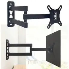 Suporte Tv Tri Articulado Lcd Led Plasma 10 A 26 e 32 A 55 Pol Para Parede VESA 75x75mm/100x100mm