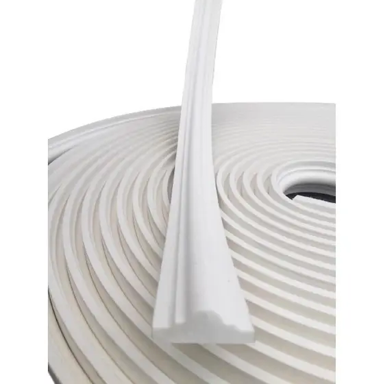 Moldura Roda Meio Eva Autocolante Flexível 15 METROS Sirius 2,4cm x 1cm