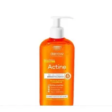 Darrow Actine Gel de Limpeza Facial 140ml Original Pele Acneica Oleosa Sabonete Facial Controle de Oleosidade