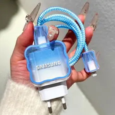 Capa protetora para carregador Samsung 25W à prova de quedas e arranhões