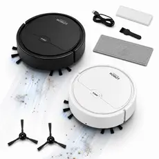 Aspirador Robô Inteligente  5 Em 1 Silencioso Varre Aspira Sem Fio Compacto