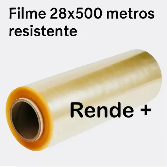Bobina Plastico De Filme Pvc 28cm X 500 METROS ESTICAVEL