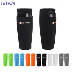 TEENM Caneleiras Meias Protetor De Caneleira De Nylon Com Bolso Equipamento De Futebol Canilleras Meia De Apoio