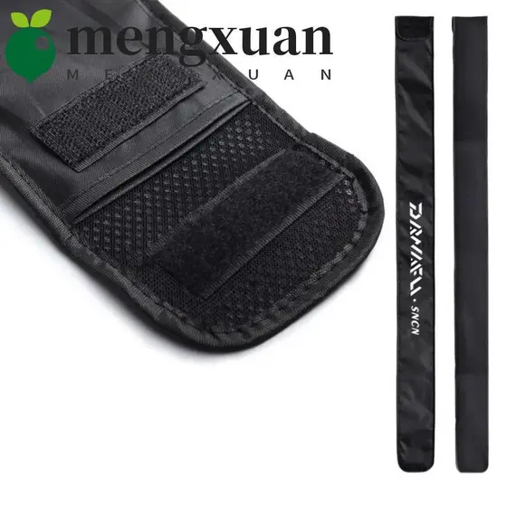 Bolsa de Armazenamento para Vara de Pesca MENGXUAN1, Capa Protetora de Pesca Macia e Espessa de Grande Capacidade, Manga