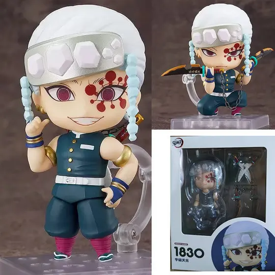 Boneco Demon Slayer Uzui Tengen 10 Cm 1830 Série Nendoroid Action Figure Pronta entrega