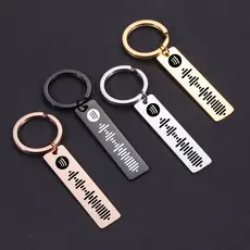 Chaveiro Personalizado com Código do Spotify, Presente para o Dia dos Pais, Chaveiro para Carro, Presente para Namorado,