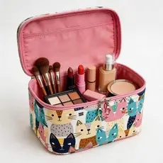 Necessaire Organizadora com Design Divertido, Ideal para Viagens e Uso Diário 23×15×13 cm