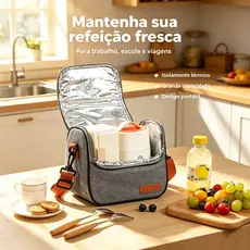 Lancheira Térmica Multiuso para Trabalho, Academia e Piqueniques