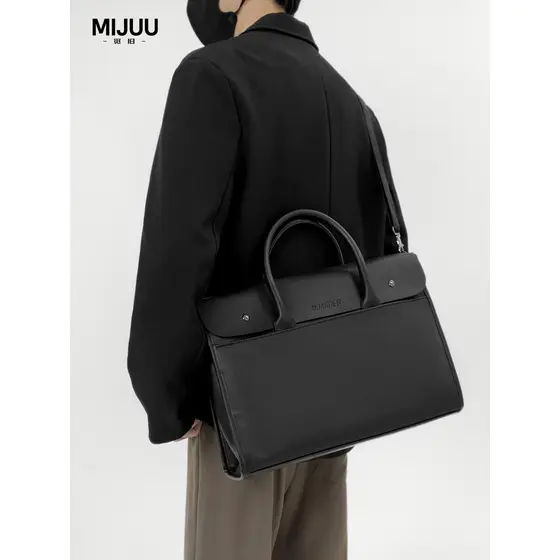 Procurando bolsa mensageiro de um ombro antiga masculina de grande capacidade portátil maleta de negócios masculina cart