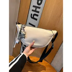 2023 novo estilo Croissant saco feminino mensageiro High-End sela saco moda Casual bolsa de ombro costura costura saco d