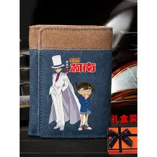 Carteira masculina estudante lona Vertical 30% de desconto bonito crianças adolescente pequena trompete na moda dos dese