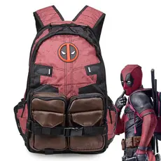 Deadpool mochila masculina estudante mochila moda tendência juventude personalidade criativa multifuncional Marvel perif